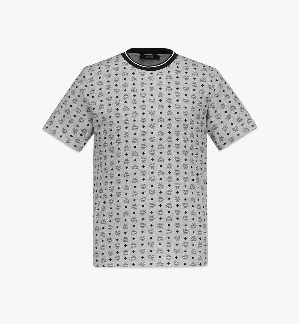 T-Shirt aus Bio-Baumwolle mit gedrucktem Visetos-Monogramm für Herren 1